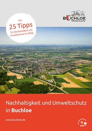 Informationsbroschüre Nachhaltigkeit & Umweltschutz in Buchloe